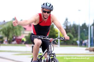 Strefa zmian, rower i bieg podczas GIT Stężyca na zdjęciach