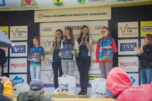 Martyna Krefta zwyciężczynią Maratonu Rowerowego ViennaLife LangTeam w Krokowej. Na podium także Zofia Rzerzutek