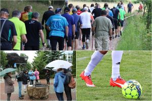 Sportowy weekend. Marsz i bieg w Małkowie, spacery w Kartuzach, pierwsze mecze po przerwie