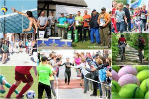 Sportowy weekend. Wędkarstwo, siatkówka, triathlon, biegi, futbol, tenis, baśka i ostatnie letnie spacery