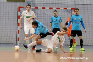 Futsal Club Kartuzy - KS Futsal Oborniki. Zespół z Kaszub odpadł z Halowego Pucharu Polski