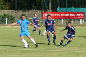 Pogoń Lębork - Cartusia 1923 Kartuzy. Gol nowego zawodnika zbyt skromną odpowiedzią kartuzian