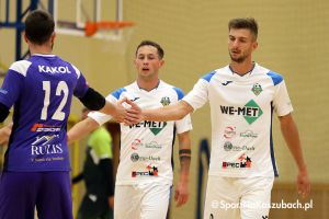 TAF Toruń - We - Met Futsal Club. Rewelacyjny beniaminek I ligi wygrywa też na wyjazdach