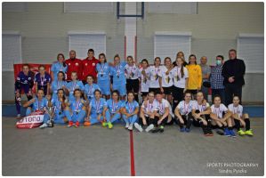 Piłkarki rywalizowały w wojewódzkim Pucharze Polski Kobiet w Futsalu w Żukowie