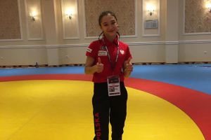 Dominika Konkel walczyła w Mistrzostwach Europy U15 w Zapasach w Sofii