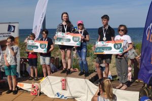 Żeglarze Lamelki Kartuzy i ŻUKS Stężyca na podium regat w klasach cadet, open i 470