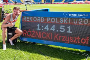 Krzysztof Różnicki z minimum na igrzyska olimpijskie i rekordem Polski U20