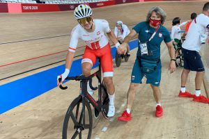Szymon Sajnok bez medalu, ale z rekordem Polski na torowych mistrzostwach świata