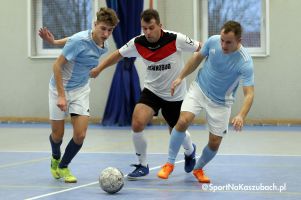Żukowska Liga Futsalu gra już w komplecie. Potknięcia liderów I i II ligi