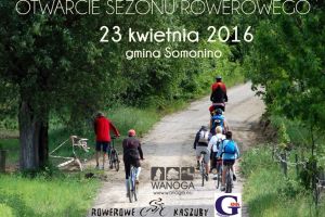 Otwarcie sezonu rowerowego 2016 w gminie Somonino. Całodniowa przejażdżka krajoznawcza z Kiełpina przez Ostrzyce do Somonina