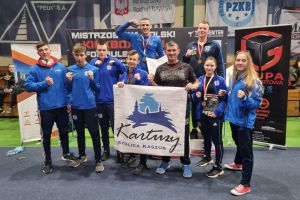 Śleszyński mistrzem Polski w kickboxingu low kick. Gruchała-Węsierska i Cybula z brązowymi medalami