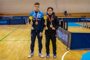 Dawid Michna podwójnym medalistą Mistrzostw Polski Juniorów w Tenisie Stołowym
